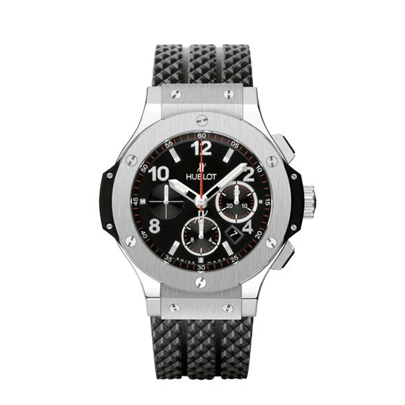Hublot Big Bang Casual Watch for Men - Comfortable and Functional Rubber Band - Silver