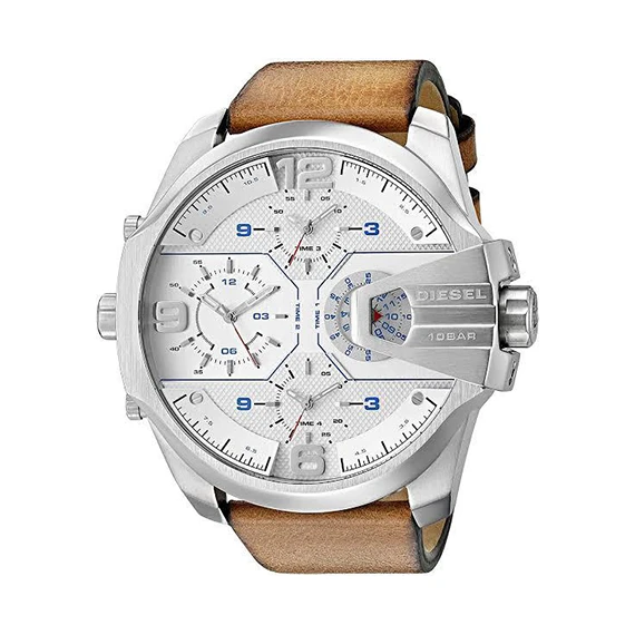 Diesel Casual Watch For Men Analog Leather - DZ7374