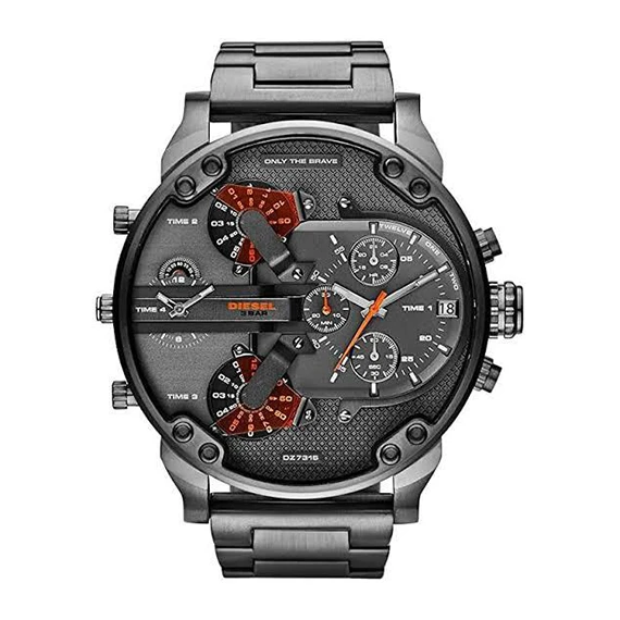 ساعة ديزل للرجال DZ7315 Mr Daddy 2.0 Gunmetal Watch