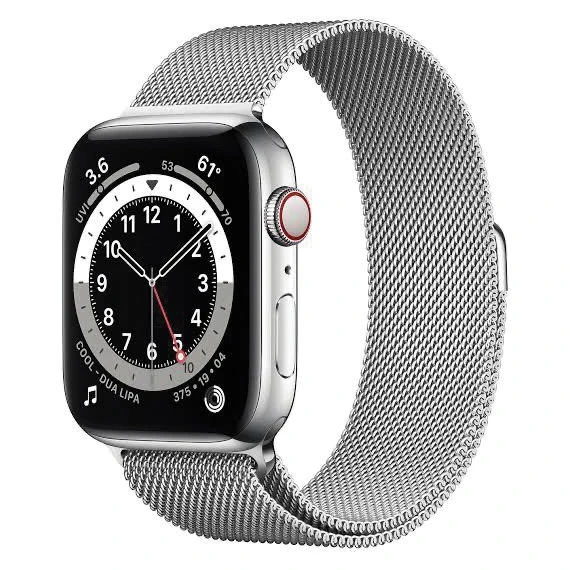 Smart Watch K8 100% Original  Stainless steel Band - Compatible with Android and iOS - Silver