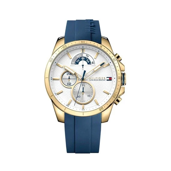Tommy Hilfiger Men's Cool Sport Stainless Steel Quartz Watch with Silicone Strap 1791349