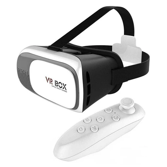 VR BOX Bluetooth Control Controlled 3D Virtual Reality Goggles