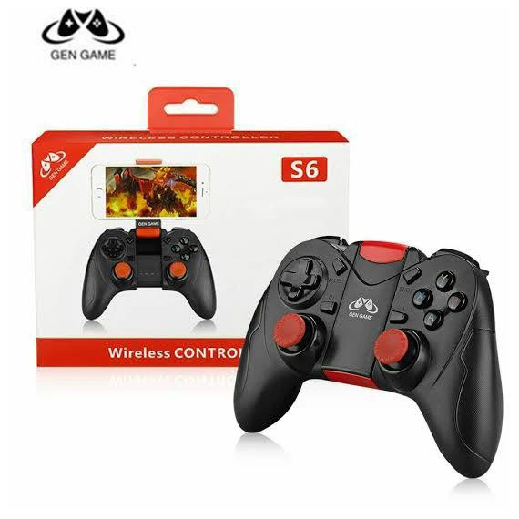 GEN GAME S6 - Wireless Bluetooth Controller for PC, Usb Joystick for Mobile Phone, PC / IOS / Android / TV