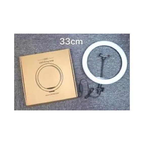 LED 33cm Large Size Ring Light with Stand for Video Makeup Live Streaming