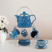 Tea set 15 pieces cup and plate brand