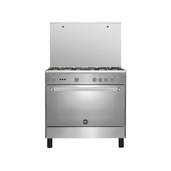 La Germania Freestanding Cooker 90 x 60 cm 5 Gas Burners In Stainless Steel Color 9C10GUB1X4AWW