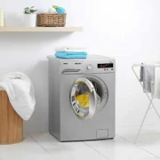 غسالة ملابس أوتوماتيكية زانوسي 7 ك 1000 لفه فى الدقيقه سيلفر ZWF71030SX باب نيكل