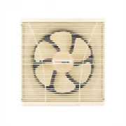 شفاط هواء كهربائي ومعدني مع شبكة من اوليمبيك، 30 سم- أبيض