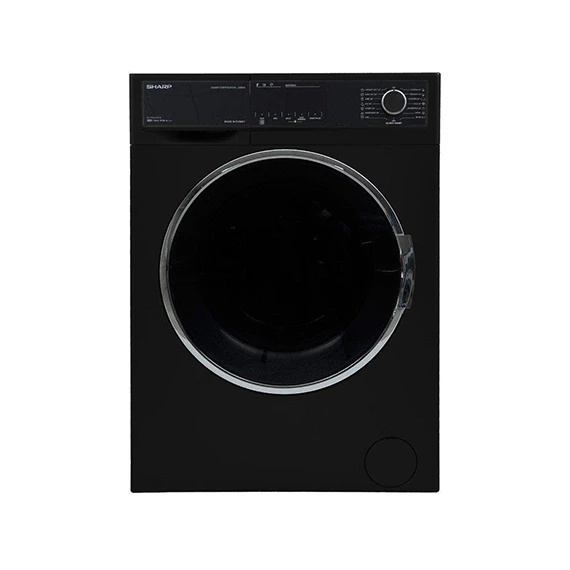 Sharp washing machine fully automatic 8 kg in black color es-fp814cxe-b