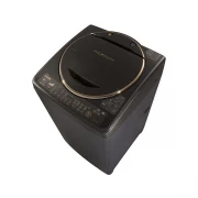 غسالة ملابس توشيبا فوق أوتوماتيك 17 كيلو مزودة بموتور SDD انفرتر لون سيلفر غامق AEW-DC1700SUP(DS)