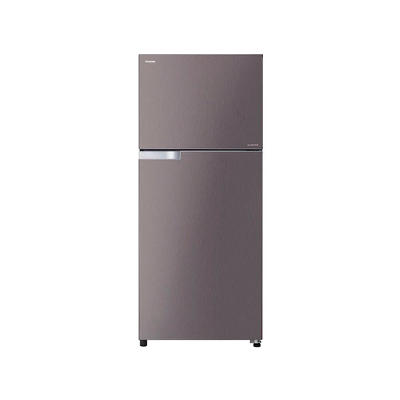 Toshiba refrigerator inverter no frost 359 liter, 2 doors in stainless color gr-ef46z-ds