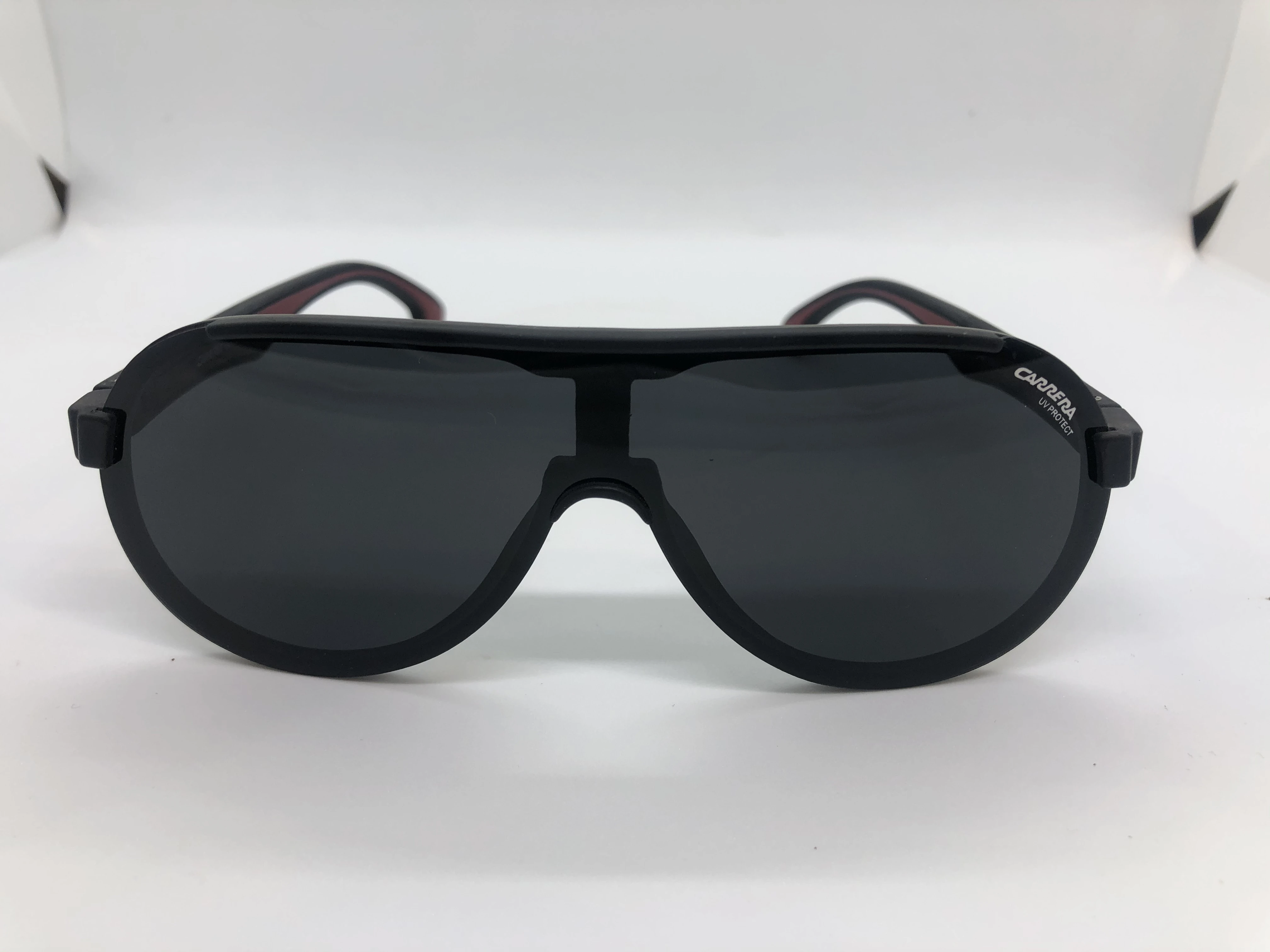 Sunglasses - black from Carrera - with a black polycarbonate frame - and black lenses - for men
