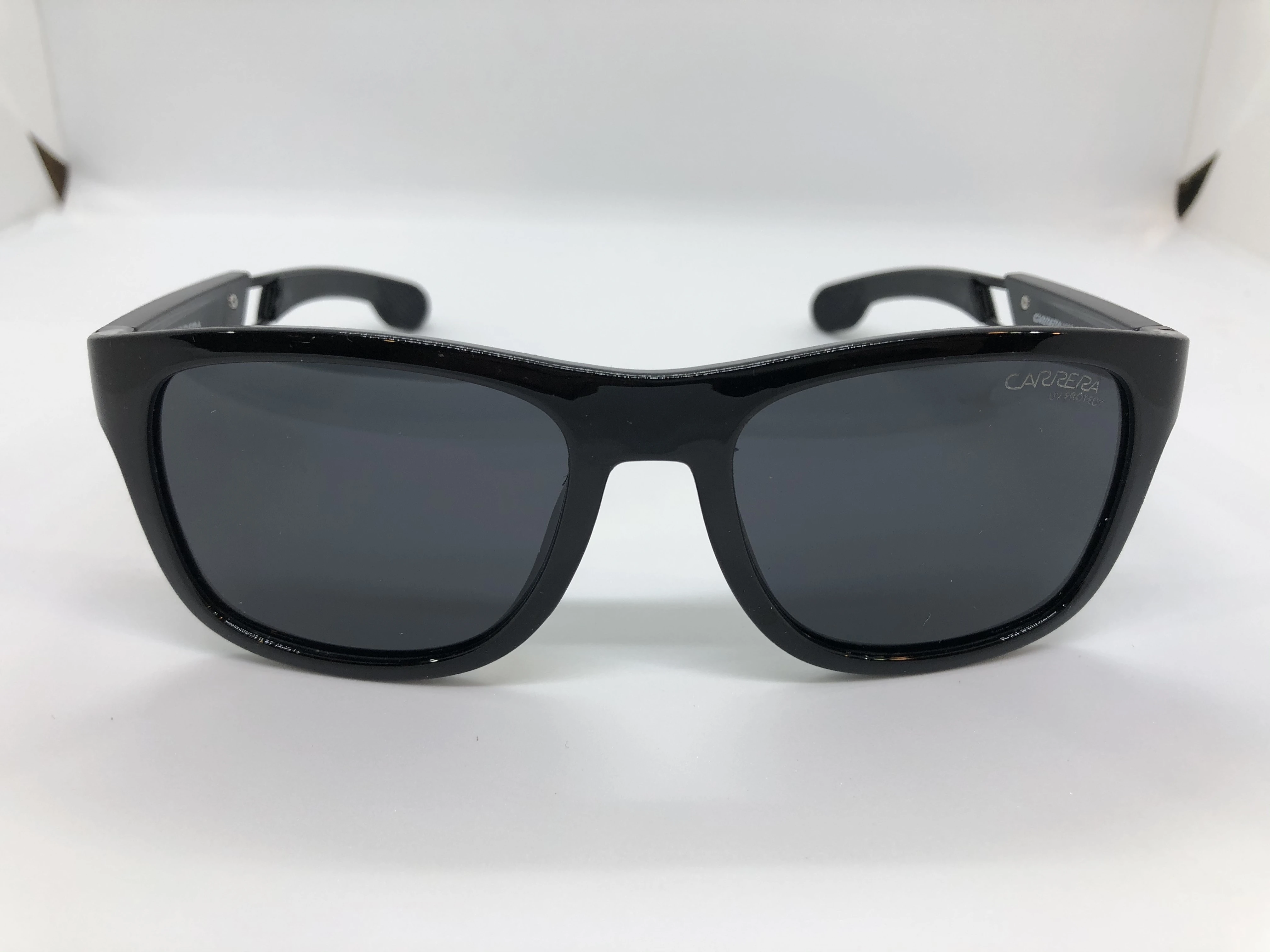 Sunglasses - from Carrera - with black polycarbonate frame - black lenses - and black metal * polycarbonate arm - for men