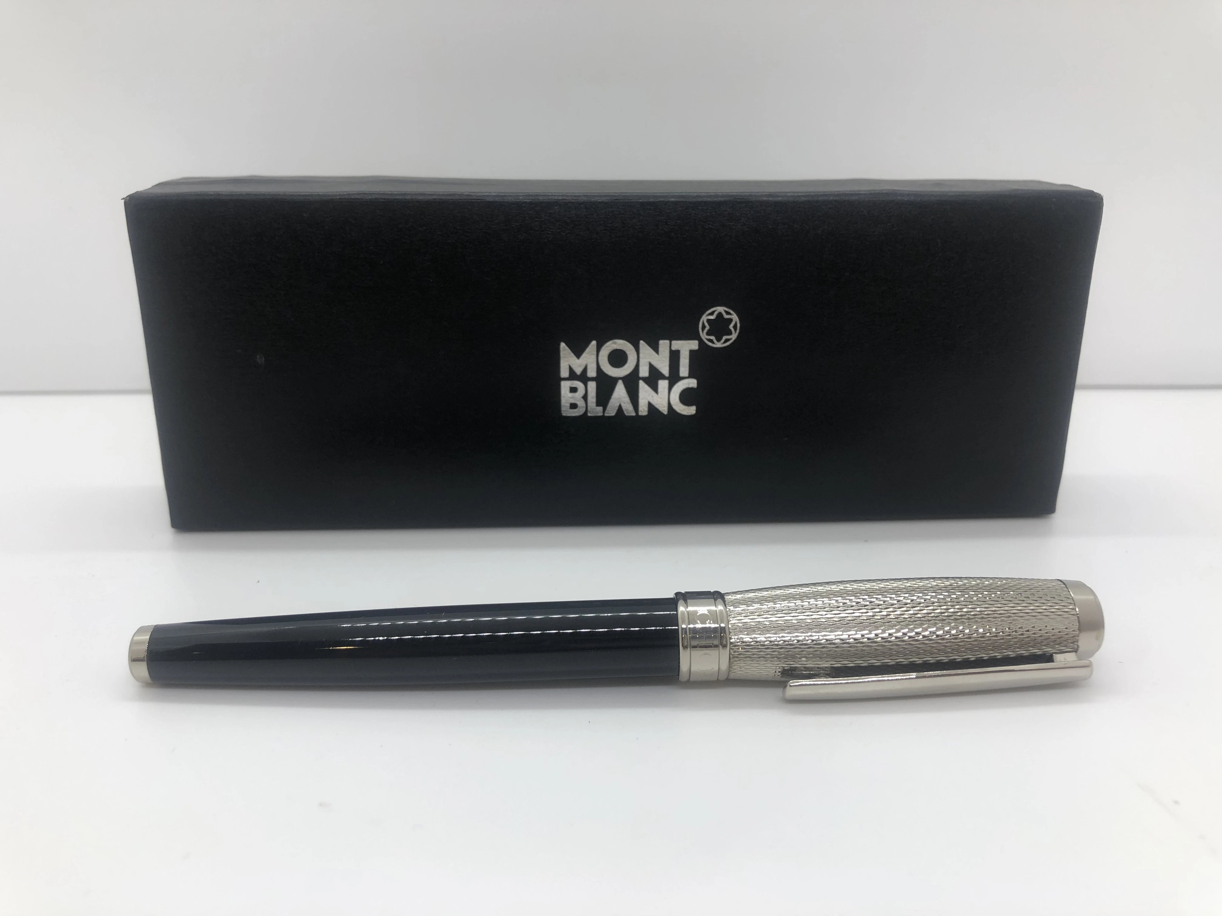 Chopard pen, black * silver - with embossed touches - with the brand's logo in rotation