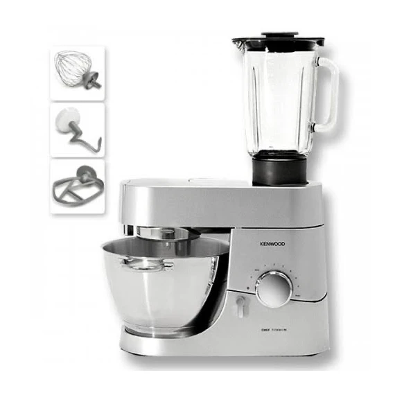 Kenwood Kitchen Machine, Stand Mixer, and Blender with a capacity of 1500 watt and a capacity of 6.7 liters, KMM060