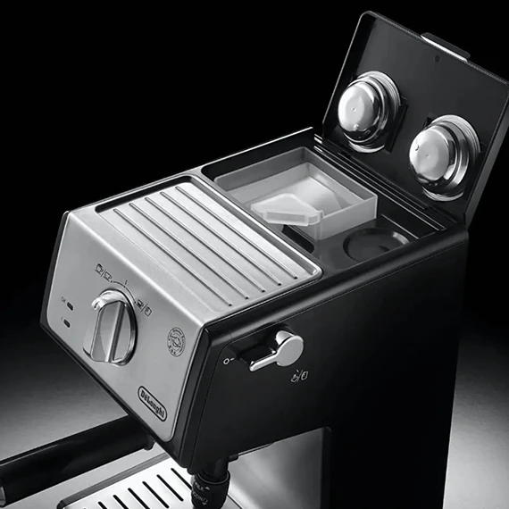 Delonghi ECP 3531 espresso and cappuccino machine. Vacuum Espresso Making Machine Cafe Inox Automatic Capsule Kitchen Espresso Machine