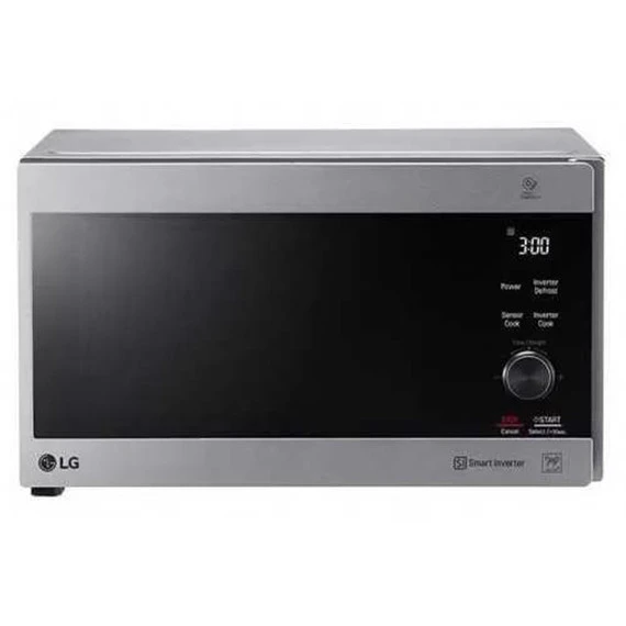 LG Microwave 42 Liter With Grill With Inverter Technology Silver Color MH8265CIS لون