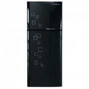 فريش ثلاجة ميكانيكال نوفروست 363 لتر بموتور ال جي زجاج أسود FNT-BR470KGB LG
