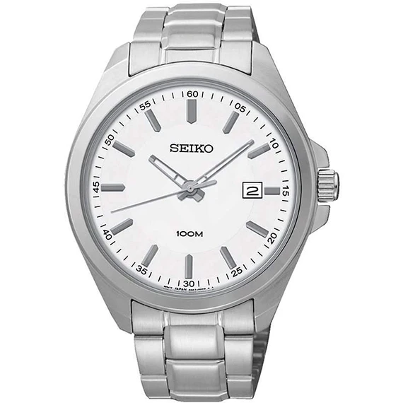 Seiko Men's Quartz Watch Analog Quartz Stainless Steel SUR057P1