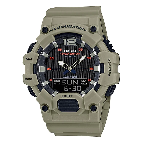 Casio HDC-700-3A3 Men's Analog-Digital Watch 100M WR HDC-700 Original Casio Watch Model: HDC-700-3A3