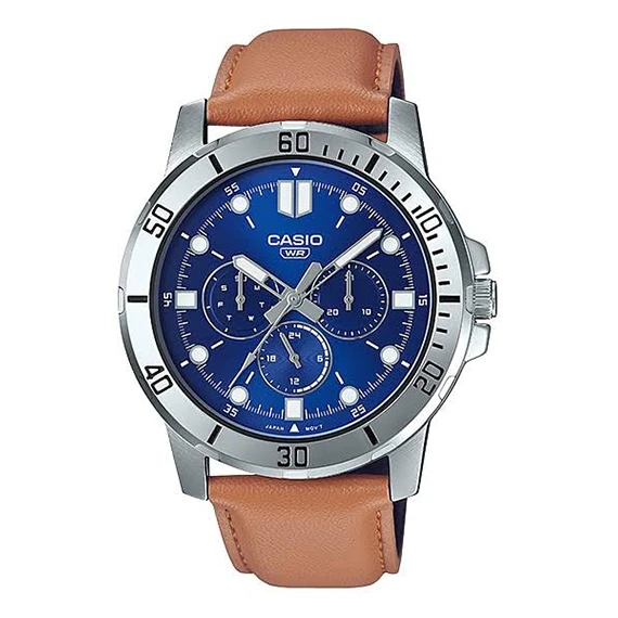 Casio Standard for Men - Analog - Casual - Brown MTP-vd300l-2e