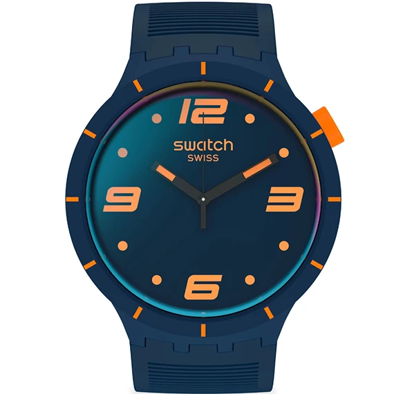 Men's Swatch Futurestick Blue Quartz Watch SO27N110