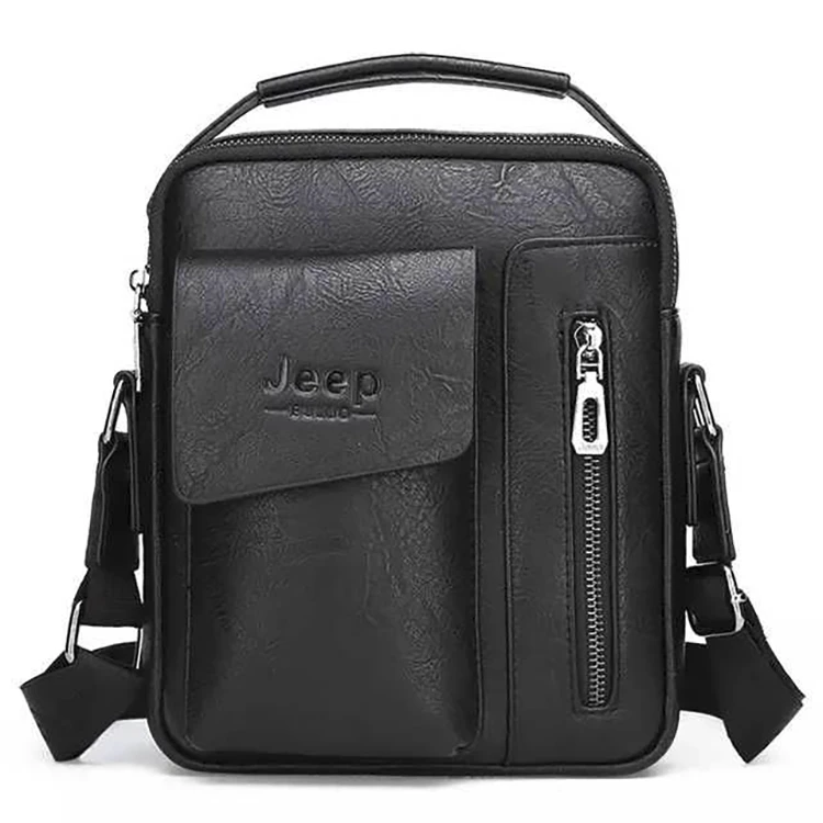 Black Jeep Crossbody Bags, Hand Carrying Shoulder Bags, Black