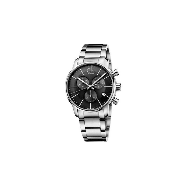 Calvin Klein Men's CK City Chronograph Dress Watch in Silver, K2G27143