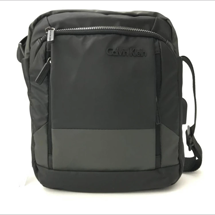 Calvin Klein Water Resistant Crossbody Bag - For Men - Black