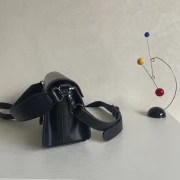 شنطة جيس للنساء - اصلية - مع مقبض وكتف - أسود