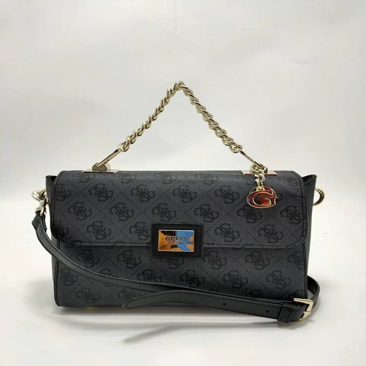 Guess bag for women - original - with handle and shoulder - Black