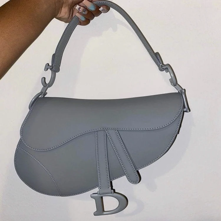 Christian Dior Bag For Women - Mirror Original -  Gray