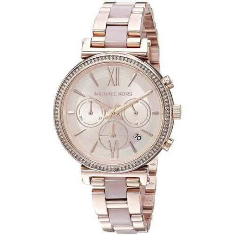 Michael Kors Sofie Stainless Steel Chronograph Watch
