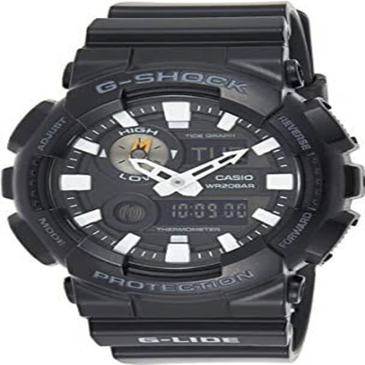 Casio Men's G-Shock XL Series Japanese Quartz Watch with Resin Strap, Black, 29.4 (Model: GAX100B-1A)