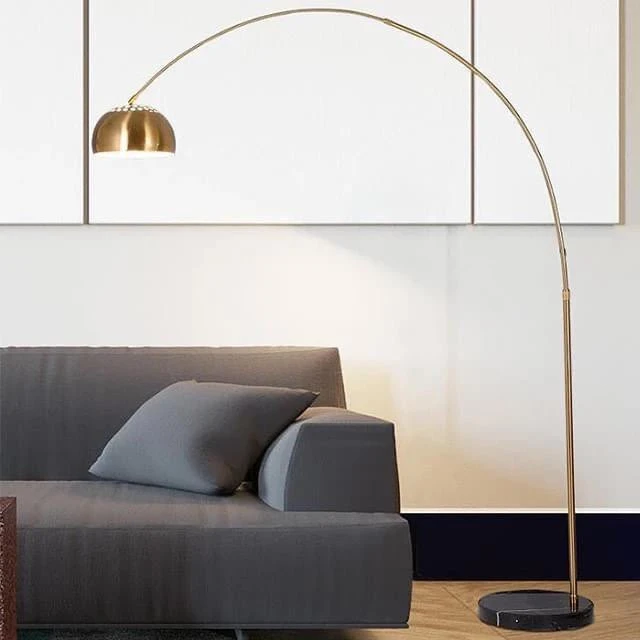 Floor lamp - black and gold