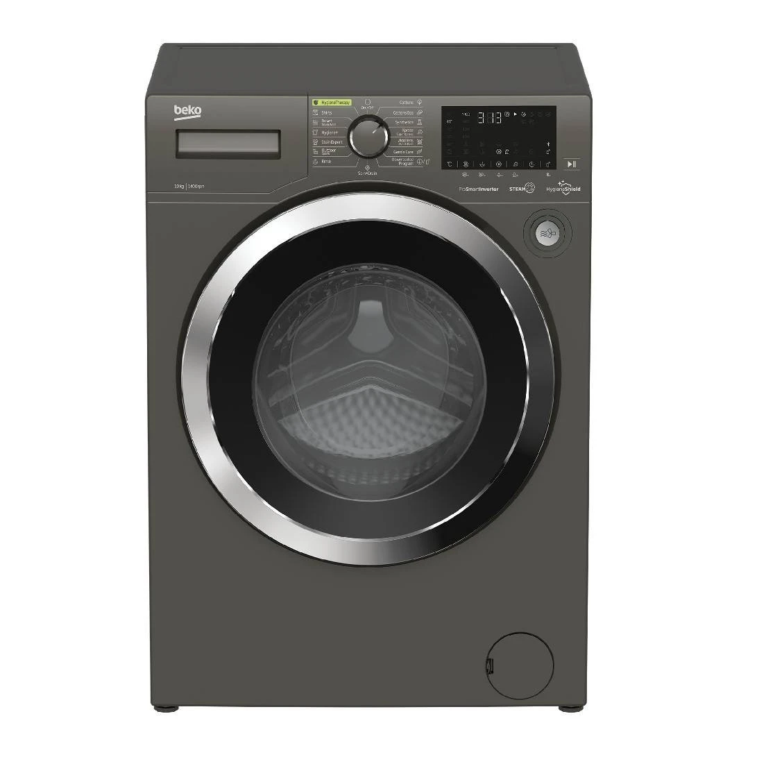 Beko Washing Machine With Inverter Motor Digital 1400 RPM 10 Kg Gray Model-WTE 10736 CHT