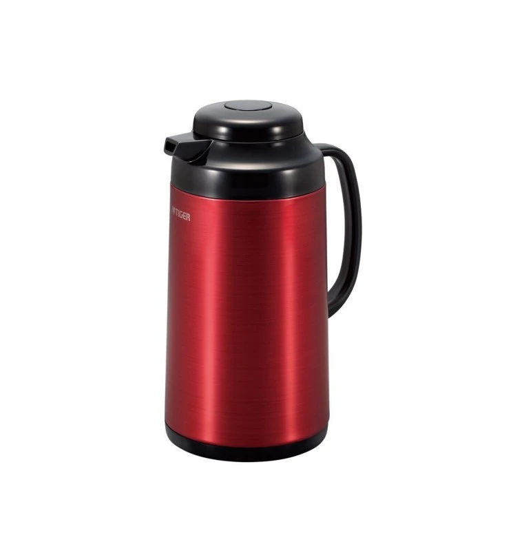 Tiger stainless steel thermos, 1 liter capacity, red x black color PRO-C100
