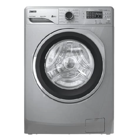 Zanussi Front Loading Automatic Washing Machine 7 Kg Digital 1200 RPM, Silver ZWF7240SS5