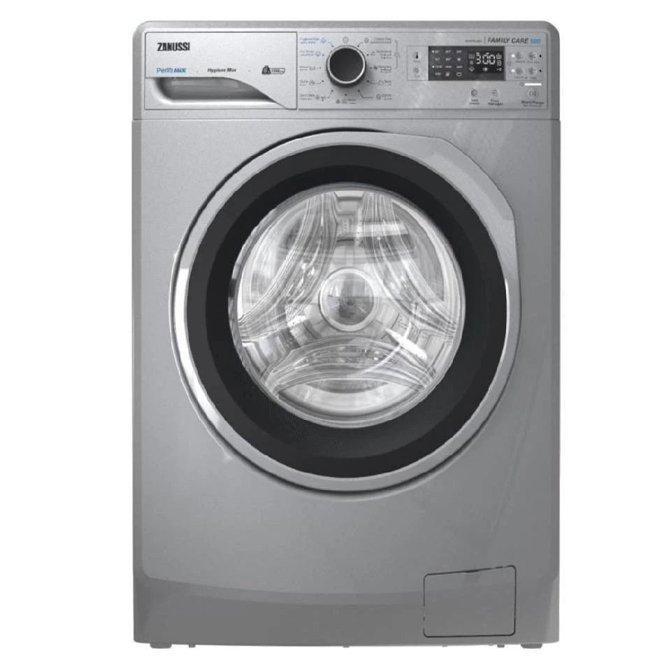 Zanussi Front Loading Automatic Washing Machine 6 Kg Digital 1200 RPM, Silver ZWF6240SS5