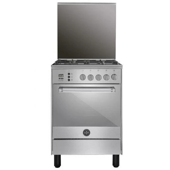 La Germania Free Standing Cooker, 60 x 60, 4 Gas Burners, Stainless 6C80GLA1X4AWW