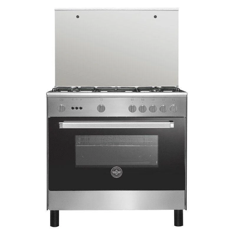La Germania Free Standing Cooker 90 X 60 , 5 Gas Burners , Stainless 9C103RC1X41WW