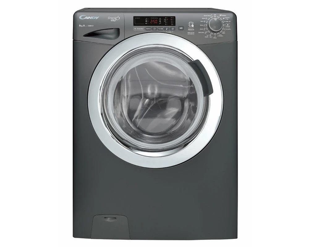 Candy Washing Machine Full Automatic 8 Kg , Silver GVS128DC3R-EGY