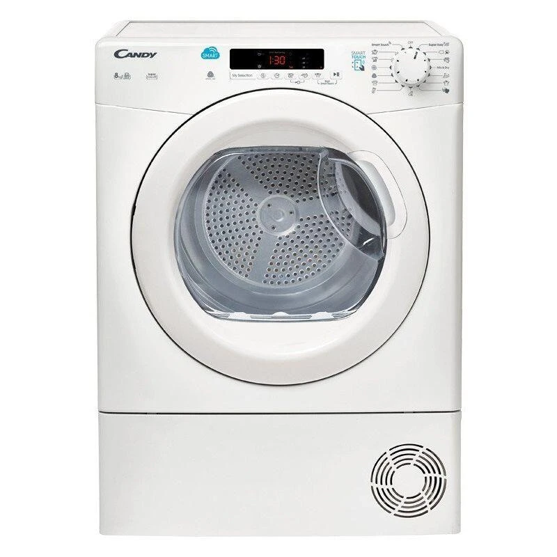 Candy Clothes Dryer Front Loading 8 Kg Condenser White CSC8DG-S