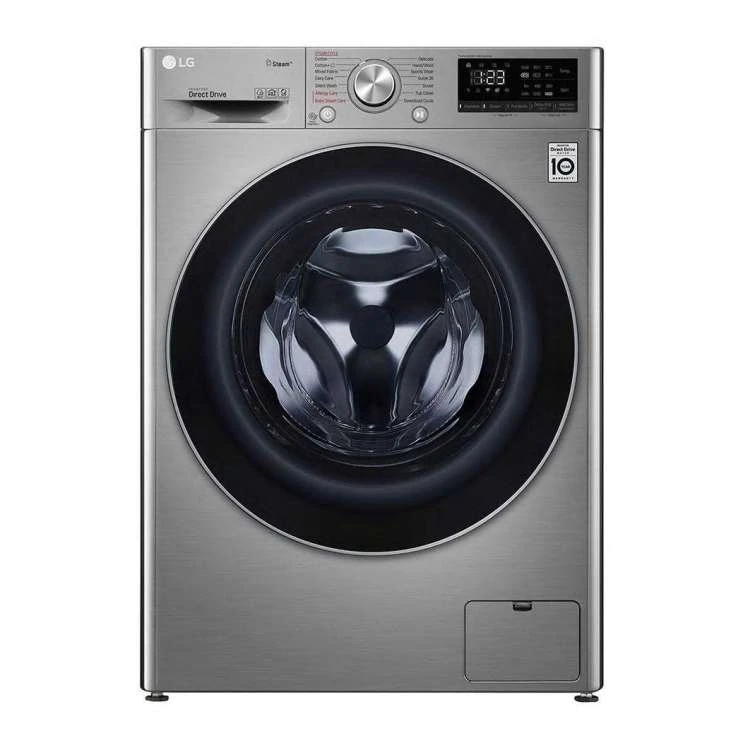 LG Vivace Automatic Washing Machine, Front Loading, 8 KG, Silver - F4R5TYG2T - Washing Machines - Washers & Dryers - Large Home Appliances