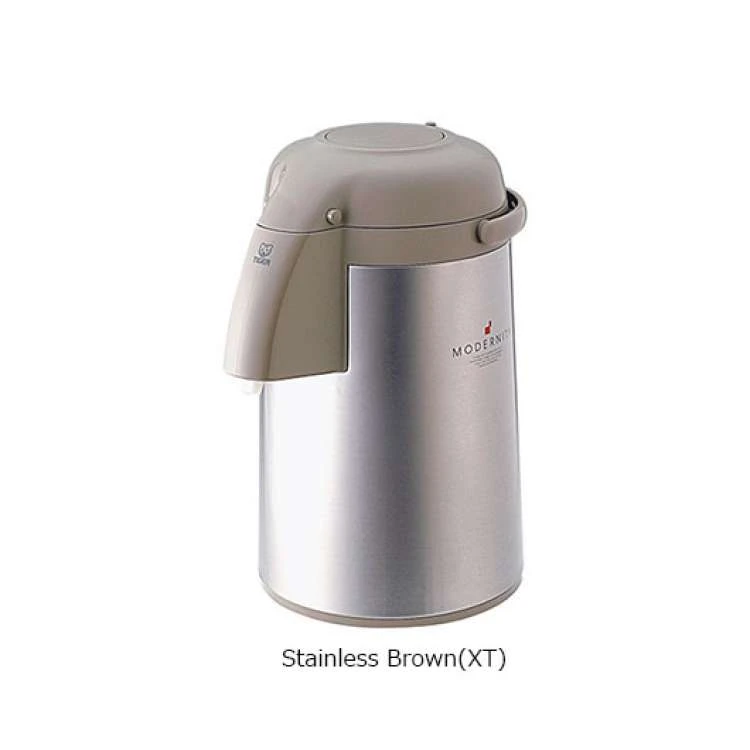 Thermos stainless steel Tiger capacity 3 liters, color stainless x light brown PNM-T300