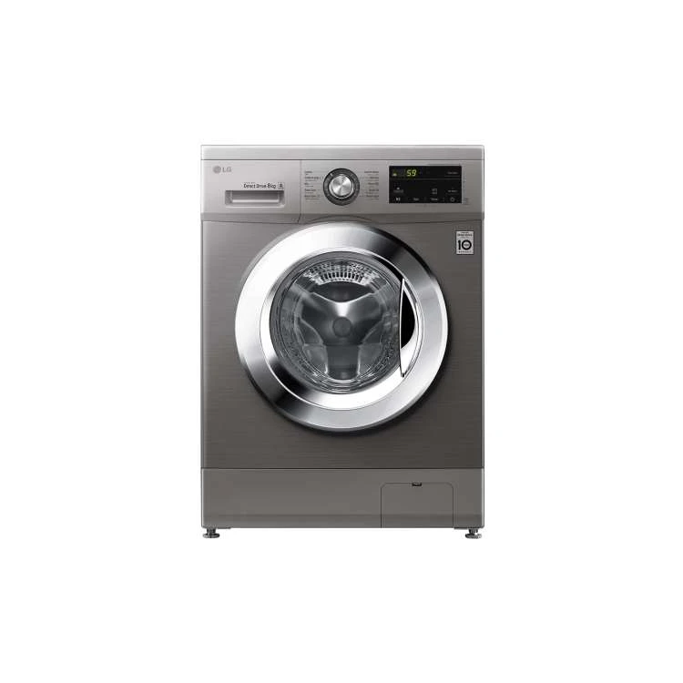 LG Automatic Washing Machine, 8 KG, Inverter Motor, Silver - FH2J3TNG5